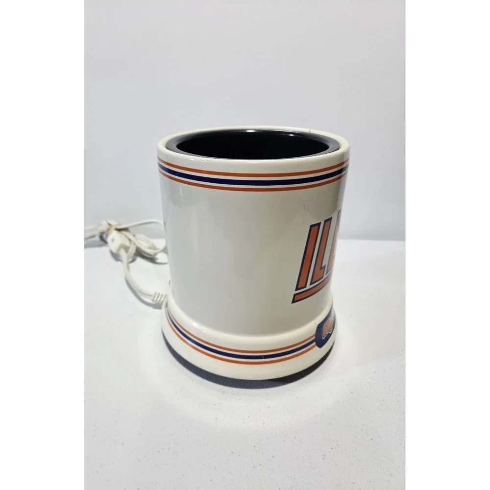 Fighting Illini Jar Candle Warmer Large *WORKS*